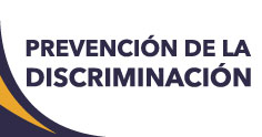 Banner de la Prevención de la Discriminación